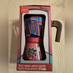 NIB Cocina Criolla Limited Edition Sanse OSJ Coffee Maker ( Greca / Moka Pot )